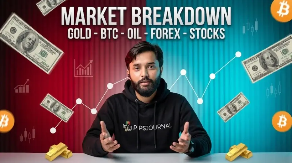Weekly gold analysis covering comprehensive XAU/USD forecast, silver markets, Bitcoin price predictions, crude oil analysis and forex trading strategies for Pakistan traders by PipsJournal