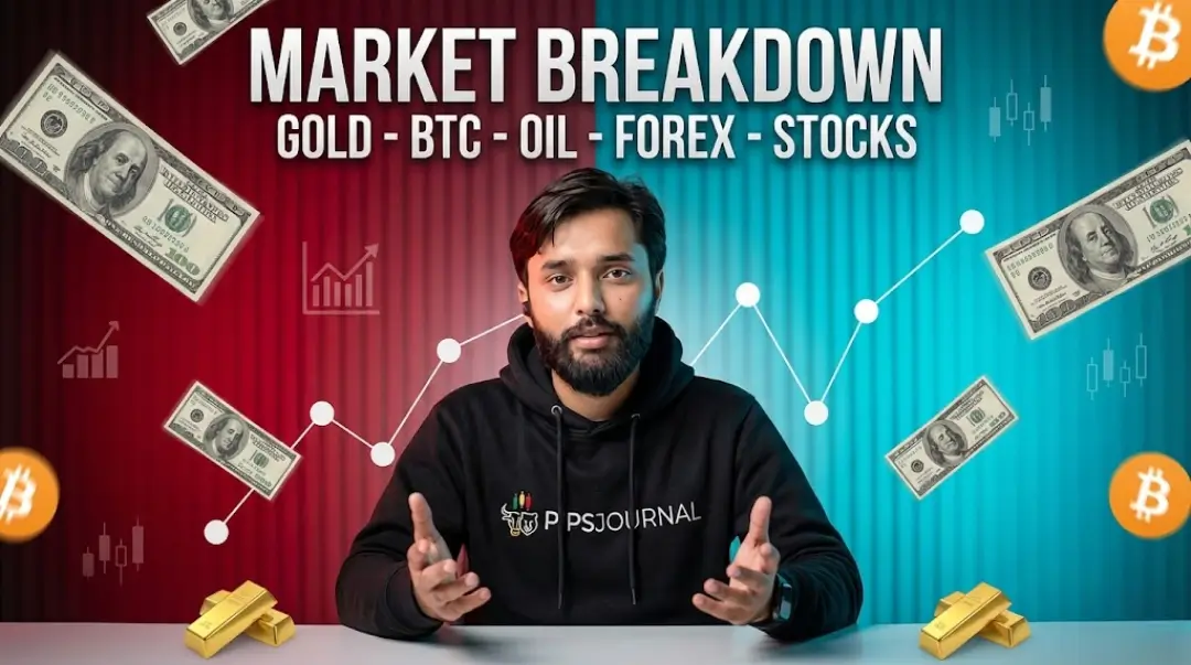 Weekly gold analysis covering comprehensive XAU/USD forecast, silver markets, Bitcoin price predictions, crude oil analysis and forex trading strategies for Pakistan traders by PipsJournal