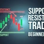 Support and resistance trading thumbnail with candlestick chart and price levels
