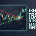 trendline trading strategy chart with uptrend and downtrend lines