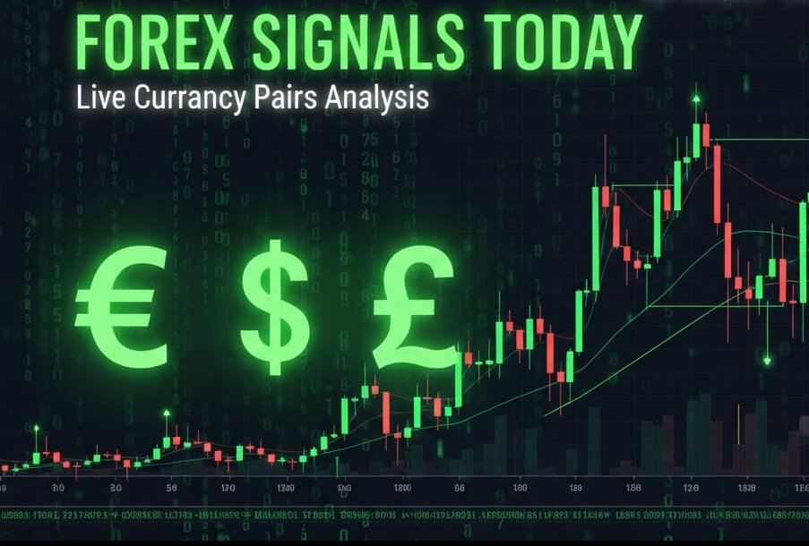 Daily forex signals showing EUR/USD and GBP/USD live price action and trading opportunities